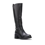 La modeuse - bottes cuissardes - bottes cavalires en simili avec lastiques  larrire. modle fourr ...