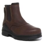 Bottes chelsea imperm�ables gore tex pour femmes ariat - barnyard twin - cuir - marron
