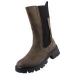 Bottes chelsea mustang femme vert - mustang - 1469505 / 770 - tige stretch - fermeture  glissire