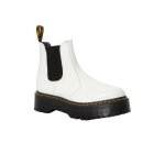 Bottes chelsea plateforme 2976 quad - dr martens - femme - blanc - Élastiques et coutures jaunes Bottes chelsea plateforme 2976 quad - dr martens - femme - blanc - Élastiques et coutures jaunes