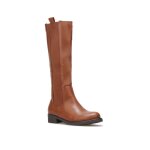 Bottes cavali�res style chelsea. dot�es dun �lastique et dune languette sur le c�t� ext�rieur. se ferment ...