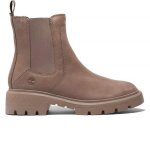 Bottes chelsea timberland cortina valley pour femme en cuir gris  fermeture lastique