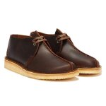 Chaussures homme clarks originals desert trek en cuir marron Chaussures homme clarks originals desert trek en cuir marron