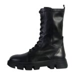Bottes cuir femme - geox vilde - noir - fermeture zip - confort exceptionnel