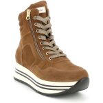 Bottes en cuir nero giardini i116936d 339 pour femme - marron - talon compens de 45 cm