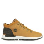 Bottes en cuir euro sprint trekker mid pour homme - timberland - marron
