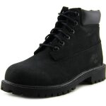 Botte en cuir timberland 6in prem - noir - lacets - mixte