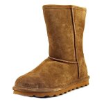 Bottes dhiver en daim bearpaw elle short pour femme - beige