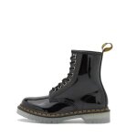 Botte dr martens 1460 - iced leather - noir - tige en cuir - fermeture � lacets - semelle en caoutchouc ...