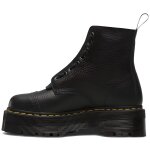Botte dr martens sinclair black aunt sally - zzzoolight - femme - cuir - lacets - compens