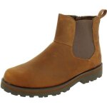 Bottes enfant timberland courma chelsea en cuir marron