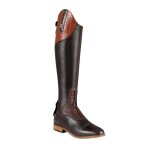 Bottes dquitation cuir femme taille large premier equine passaggio - brown - 39