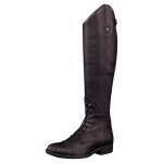 Bottes dquitation en cuir mollet large br equitation flavio - noir - 43