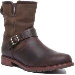 Bottes femme - ariat - la savane - cuir grain� - imperm�able - marron