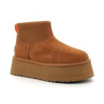 Botte pour femme classic mini dipper marron - ugg - basse - daim - nubuck