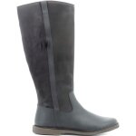 Bottes femme en cuir noir - kickers tintta - fermeture zip