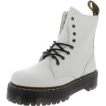 Bottes femme dr. martens polished smooth blanc en cuir rsistant  lusure