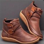 Bottes pour femmes - ecelen - grande taille - marron - lacets - tige haute - synthétique Bottes pour femmes - ecelen - grande taille - marron - lacets - tige haute - synthétique