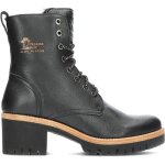 Bottes pour femmes - panama jack - padma poilu b6 - cuir - blanc / noir - talon plat - haute tige Bottes pour femmes - panama jack - padma poilu b6 - cuir - blanc / noir - talon plat - haute tige