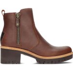 Botte femme panama jack pauline - cuir nappa - marron - fermeture clair - talon 65 cm - impermable