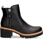 Botte femme - panama jack - pauline igloo trav - cuir impermable - talon fin 65cm - noir b3