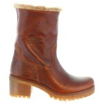 Bottes femme - panama jack - piola b8 - haute - marron - textile