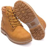 Botte femme plates - lacets bottes hiver chaud - semelle antidrapante - kaki - marron - talon carr