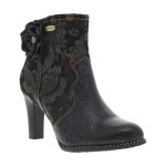 Bottes femme - marque - talon aiguille 10cm - fermeture zip - couleur noire