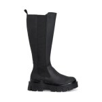 Bottes femme - tamaris - 1 - 25611 - 29 001 - talon plat - hauteur moyenne - noir
