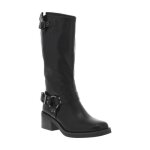 Bottes femme - tamaris - noir - talon dcroch moyen - fermeture noire - 100% vegan