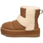 Botte femme ugg classic chillapeak - daim - nubuck - marron - haute