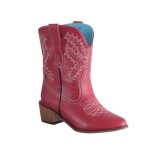 Bottes femme vintage western cowboy bohme talon bas imprim lopard rouge - lacets - haute tige - synthtique ...
