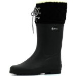 Botte fourre polka giboule - aigle - femme - en caoutchouc - noir