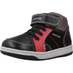 Botte geox 84440 noir - enfant gar�on - scratch - haute