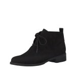 Bottes hautes en cuir noir pour femme - marco tozzi - verdi. noir - fermeture � zip - confortable