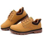 Bottes hommes en cuir violet funmoon - basse hauteur de tige - lacets