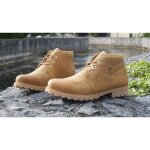 Botte homme - panama jack - bota panama c1 - jaune - lacets - plat
