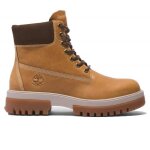 Bottes homme timberland premium wp - beige - cuir - lacets - haute