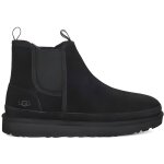 Bottes homme ugg neumel chelsea noir - daim - nubuck - a lastique - hauteur moyenne