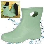 Bottes de jardin en mousse menthe garden lemigo pour femmes