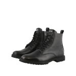 Bottes � lacets blackstone - homme - cuir - noir