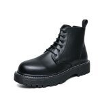 Bottes martin chaussures cuir bottes homme noir Bottes martin chaussures cuir bottes homme noir