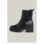 Bottes mi - mollet cuir  enfiler - tommy hilfiger - femme
