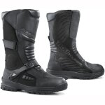 Bottes moto aventure tourer forma - noir - cuir - zip - haute
