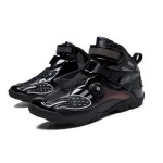 Bottes de moto - marque - modle - couleur: noir - hauteur de la tige: basse - systme de fermeture: ...