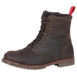 Bottes moto ixs classic oiled leather - marron brun - 48
