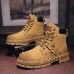 Bottes de moto - remycoo - homme - lacets - kaki Bottes de moto - remycoo - homme - lacets - kaki