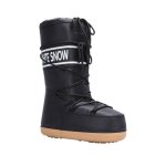 Bottes de neige bi - mati�res dot� dun la�age � 3 ?illets. empi�cement en simili bicolore. pr�sence dun ...