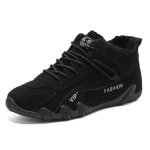 Bottes de neige chaudes dhiver pour hommes vitata - noir - lacets - haute Bottes de neige chaudes dhiver pour hommes vitata - noir - lacets - haute