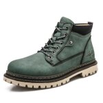 Bottes de neige courtes imperm�ables pour homme - funmoon - super chaudes - lacets - vert